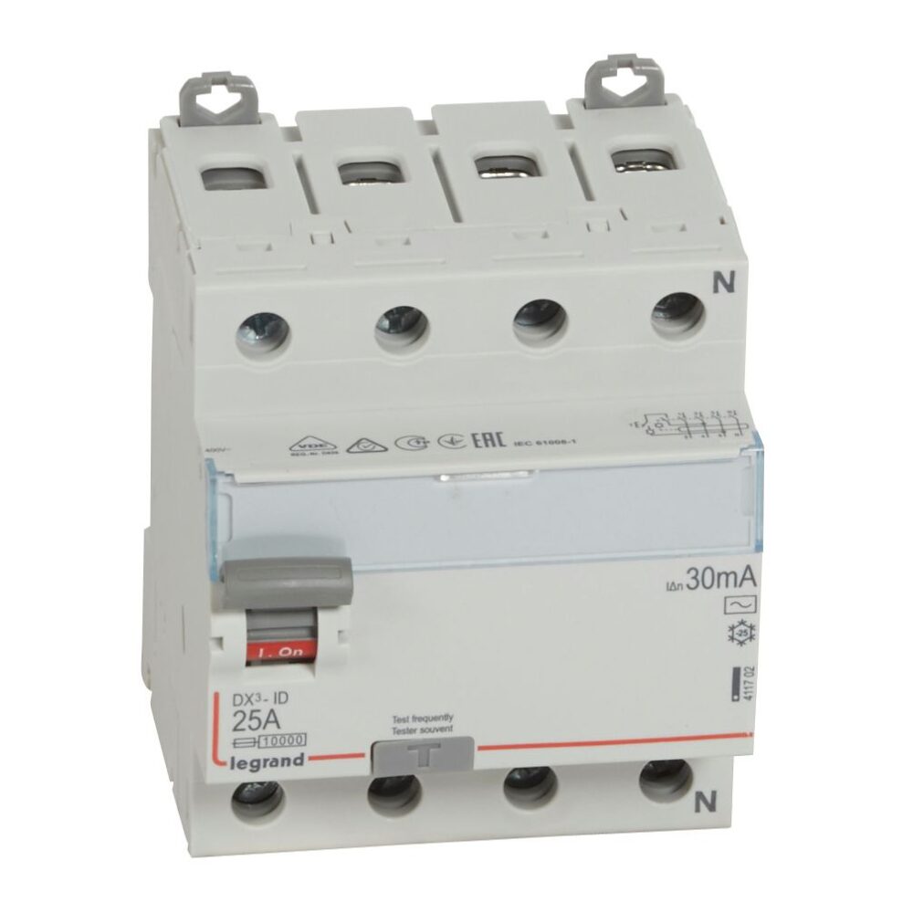 DX3-ID 4PD 25A AC 30mA