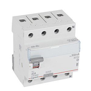 TX3 RCD 4PD 40A A-S 300mA