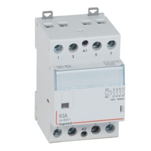CX3: kontaktor modularni bez rucice, 4P, 63A, kal. 230V AC, 4NO