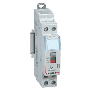CX3: kontaktor modularni, 2P, 25A, kal. 230V AC, 2NO, sa rucicom