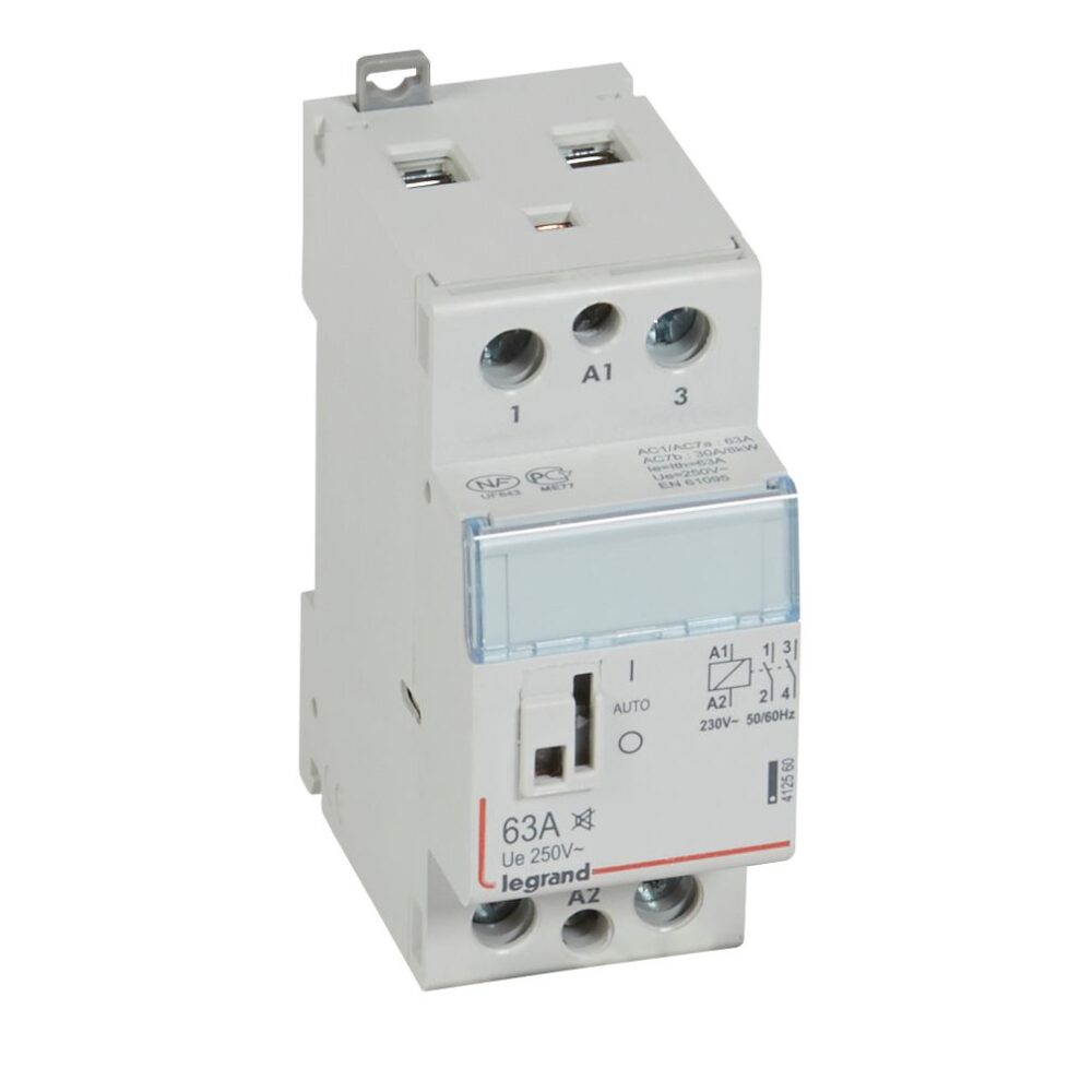 CX3-POW CON 63A 2NO 230V