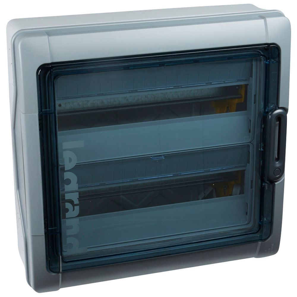 Plexo3: vodootporna spratna tabla 2X18M IP65 PV