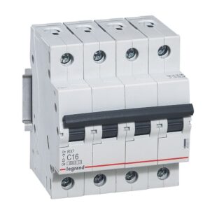 RX3: automatski osigurac 4P, 6kA, kriva "C", 16A