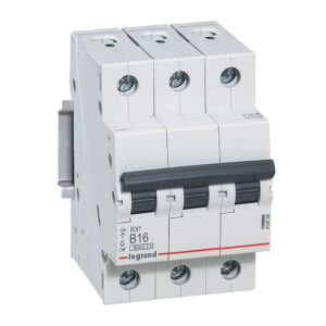 RX3: automatski osigurac 3P, 6kA, kriva "B", 16A, za iglicaste sabirnice
