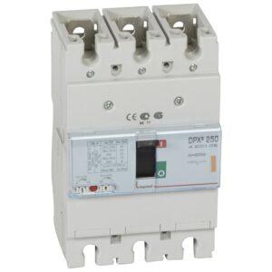 DPX3: kompakt prekidac 250A, 3P, F, FC, In=200A, Un=380/415V (Icu=25kA, Ics=100%Icu), termomagnetna zastitna jedinica (In=200A, Ir=0.8-1In, Im=5-10In)