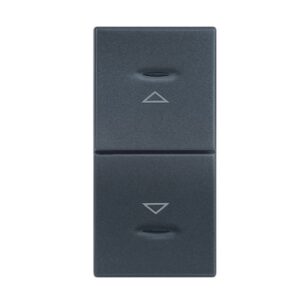 VELA: taster za roletne, 1M, antracit