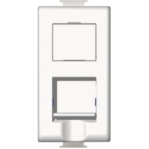 MATIX: 1M racunarska uticnica RJ45, UTP, kat. 5E, bela