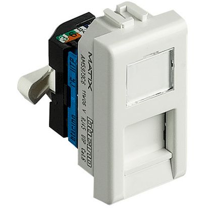 MATIX: 1M racunarska uticnica RJ45, UTP, kat. 6, bela