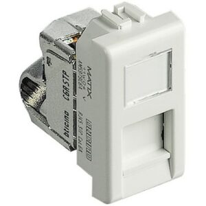MATIX: 1M racunarska uticnica RJ45, STP, kat. 6a, bela
