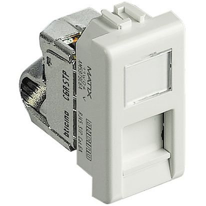 MATIX: 1M racunarska uticnica RJ45, STP, kat. 6a, bela