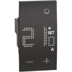 Living Now: 2M elektronski termostat-sobni, relejni izlaz 1C/O,230V, crni