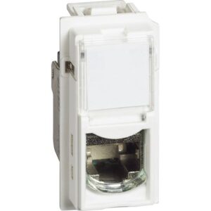 Living Now: 1M racunarska uticnica RJ45, STP, kat. 6a, bez maske, bela