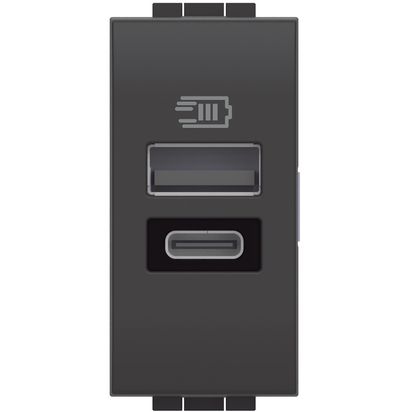 LL USB TIP A+C 1M ANTH