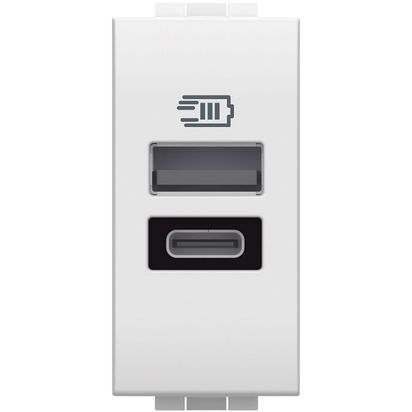 LL USB TIP A+C 1M BELA