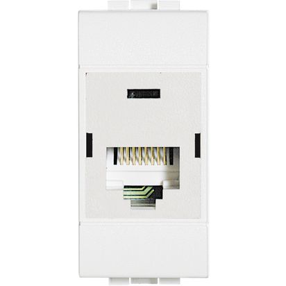 SVETLO RJ45 110 UTP CAT6 BELA