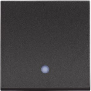 Classia: prekidac obican 2M, 10A, osvetljen, sa led sijalicom 230V , crna