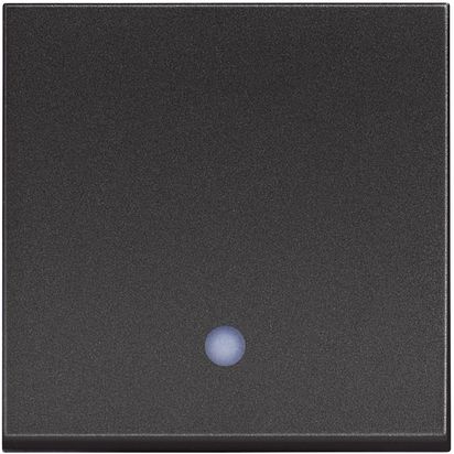 Classia: prekidac obican 2M, 10A, osvetljen, sa led sijalicom 230V , crna