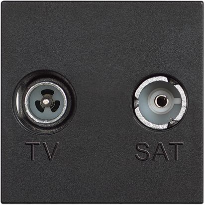 Classia: TV+SAT utičnica - zavrsna, 10dB, F konektor, 2M, crna