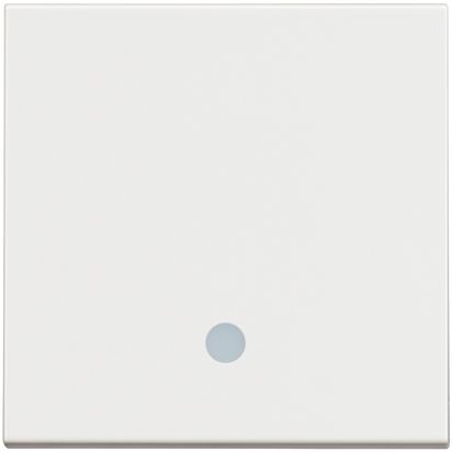 Classia: prekidac obican 2M, 10A, osvetljen, sa led sijalicom 230V , bela