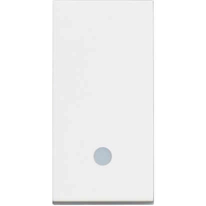 Classia: prekidac naizmenican 1M, 10A, osvetljen, sa led sijalicom 230V , bela